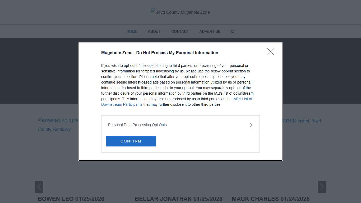 Boyd County Mugshots Zone